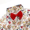 Amazon boys' fashion: printed short-sleeve shirt & distressed shorts two-piece set - wholesale kids' clothing for toddlers and young children