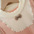 Girls' fall/winter outfit set - new  collection: autumn two-piece set for little girls, featuring lace sleeves