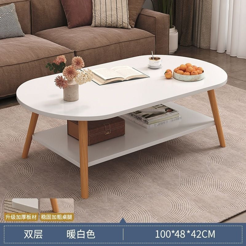 Coffee table modern casual rental house balcony low table living room small tea table hotel apartment bedroom sofa side table