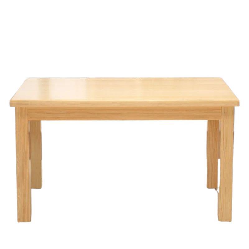 Solid wood dining table for home, small apartment, minimalist modern rectangular table, dining table for commercial restaurants and cafes