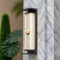 Outdoor solar wall lights for villa entryways, pillar lights, solar powered lighting, gatehouse lights, new chinese style wall sconces, courtyard lights