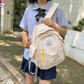 Sweet style small backpack - japanese style junior high, high school, and college student fashion trendy minimalist double shoulder backpack - women's travel bag
