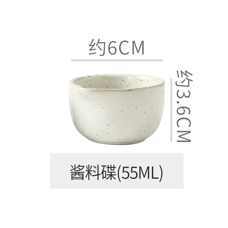 Retro style ceramic kiln straw hat plate restaurant hotel for home threaded pasta plate japanese style fruit salad dessert plate