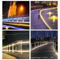 Underwater cob led strip lights - waterproof, solid silicone, 24v, for fish tanks, ponds, and outdoor use. ip68 rated, self-adhesive silicone strip lights