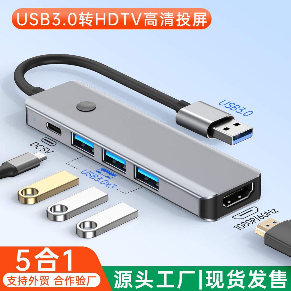 built-in driver usb3.0 to hdmi video adapter cable u disk computer monitor usbhdmi