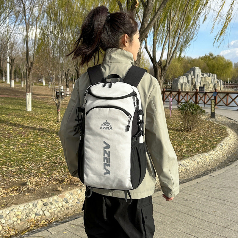 Outdoor Backpack Sports Backpack Hiking Backpack Lightweight Anti-splashing Travel School Bag Men's and Women's Travel Hiking Bag