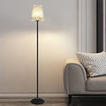 Versatile retro living room bedroom bedside creative lamp modern minimalist warm decor floral fabric trendy floor lamp