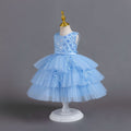 fluffy wedding dress kids dress princess dress baby girl first birthday dress children dress