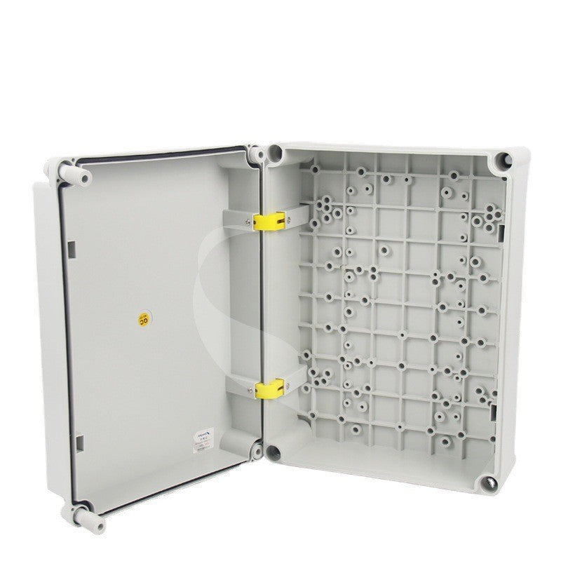 SPP flame retardant distribution box plastic IP66 waterproof engineering monitoring base box control box PC material sealed socket box