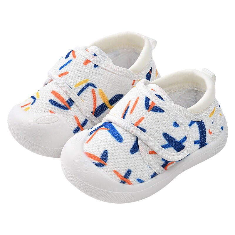 Toddler shoes for baby boys 0-1-3 years old, infant shoes for spring and autumn, soft sole, non-slip, breathable, and secure fit for baby girls