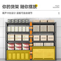 Shelves, shelves, for home, multi-layer floor-standing warehouse, balcony storage, utility room, commercial overtime steel storage shelves