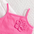 summer european and american style girls' new long-sleeved top + floral camisole vest + shorts three-piece set - direct from the manufacturer