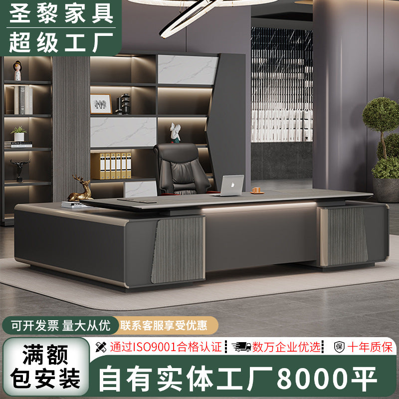Accessible luxuryclassyelegant paint boss table office desk and chair combination classy executive desk casualpresident desk