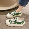 Niche platform canvas sneakers for women, new 2025 spring/autumn collection, versatile biscuit shoes, casual athletic shoes, retro hong kong style skate shoes
