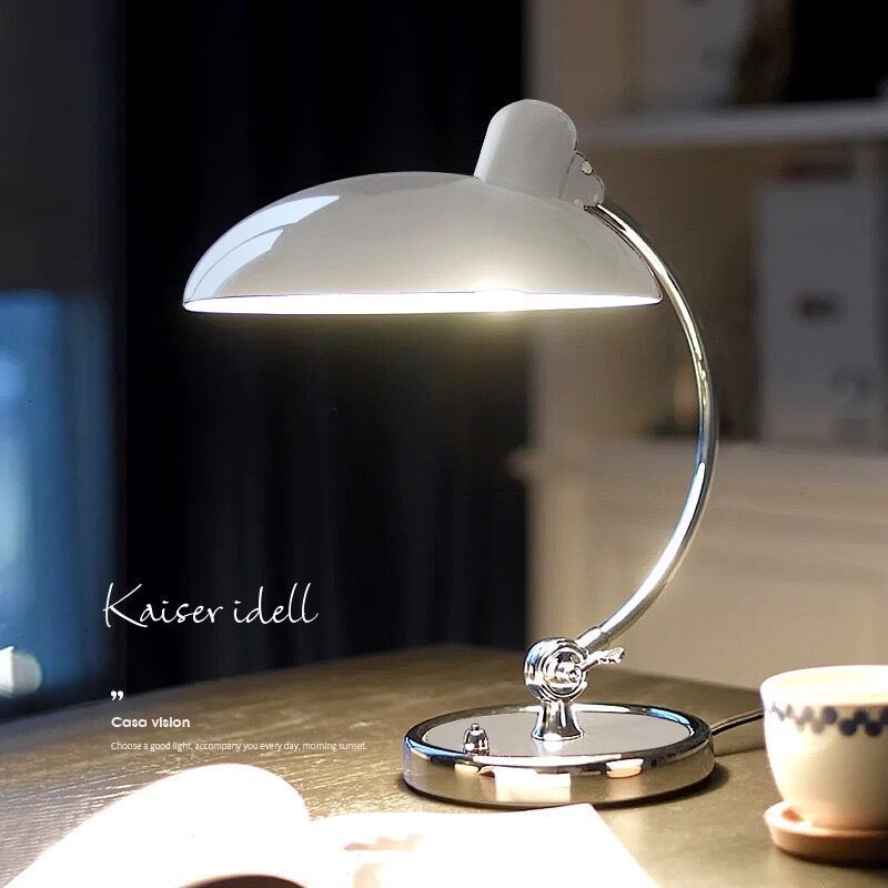 Danish bauhaus table lamp, vintage bedroom study desk reading, scandinavianretropopularaccessible luxuryins bedside lamp