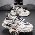 Popular men's shoes winter2025new arrival mesh sneakers youth trendy brand easiest for matchheight increasing dad trendy shoes