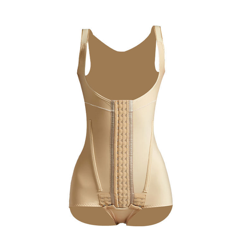 Post-liposuction body shaper - 5-bone liposuction girdle - powerful compression shaping bodysuit for women