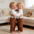 new product kidspolo shirt infant first birthday dress bow tie shirt long sleeves baby boy british gentleman dress
