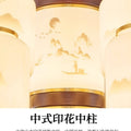 New chinoiserie duplex large chandelier all copper solid wood house living room lamp new arrival chinese style restaurant lamp