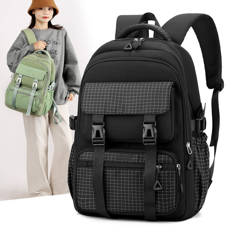 Cross-border new primary school students backpack women's outdoor sports and leisure travel backpack multi-layer storage junior high school backpack