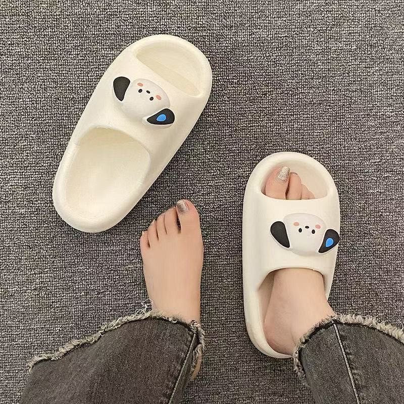 New arrivalcute cartoon slippers eva women's home thick sole shit feeling summeroutwear non-slip sandals women's slippers