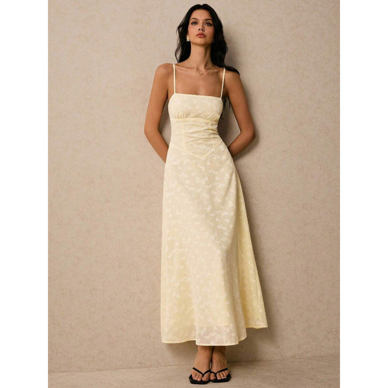 fashionnew arrivalfashionelegant strap elegantcasual vacation long suspender dress