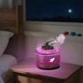 2025 new turret-style colorful crackle diffuser - home desktop humidifier & essential oil aromatherapy diffuser