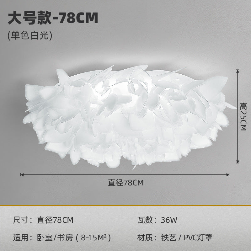 [Strict selection] Bedroom light ceiling light ins Internet celebrity petals 2025 new modern simple Nordic warm lamps