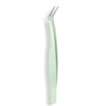 Single flashing green round head gold feather (bagged)