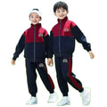 stylish spring/autumn outerwear set for boys and girls - trendy two-piece sportswear for students - cross-border e-commerce