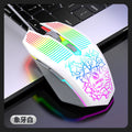 Limai v6 wired mouse - usb, rgb backlit, gaming & esports computer mouse peripheral, rgc gaming mouse - universal compatibility