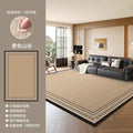 Distributed living room rug: waterproof, stain-resistant, retro style, new bedroom design, easy to clean, sofa coffee table blanket, light luxury, high-end