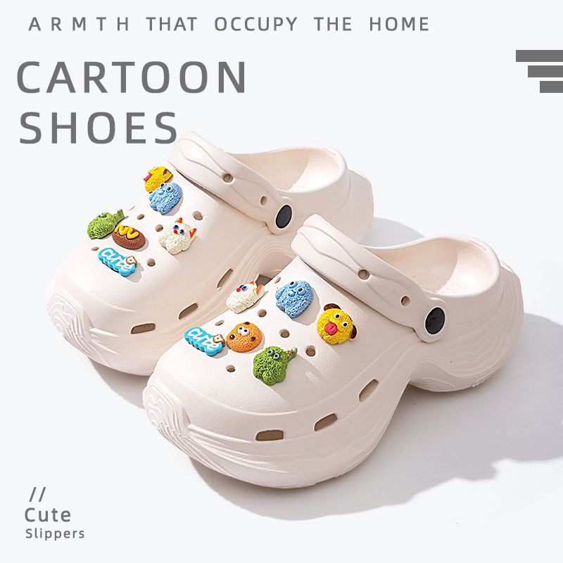 Women's clogs - 2025 summer new fashion, anti-slip, breathable, soft sole, odor-resistant, thick sole, height increasing sandals for outdoor wear