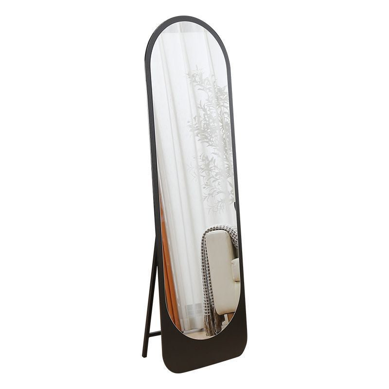 Floor-standing full-length mirror, chinese ancient style solid wood full-length mirror, for home floor-standing mirror, retro floor-standing dressing mirror, metal