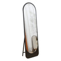 Floor-standing full-length mirror, chinese ancient style solid wood full-length mirror, for home floor-standing mirror, retro floor-standing dressing mirror, metal