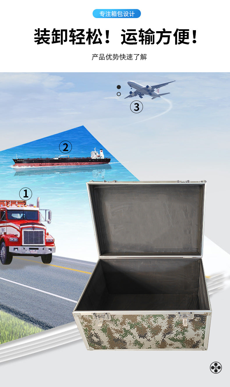 Spot factory can customize combat readiness material box turnover box carrying box field equipment box airdrop camouflage equipment box
