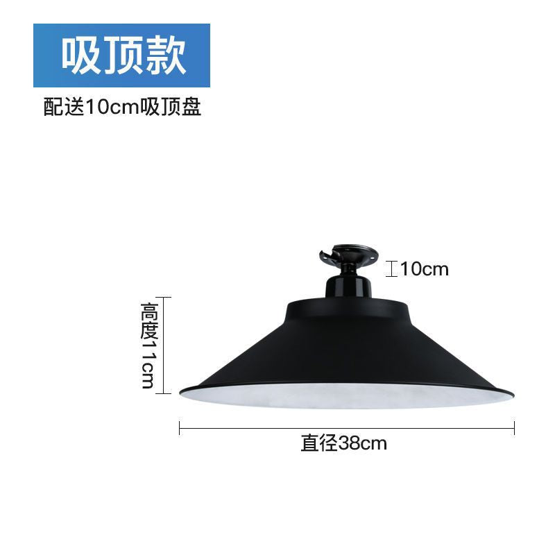 Led high bay light fixture - industrial style pendant lamp for factories, dance studios, stadiums, restaurants, and workshop lighting