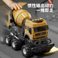 Kids' off-road transport trailer dump truck construction vehicle simulation inertia alloy container truck toy dump truck