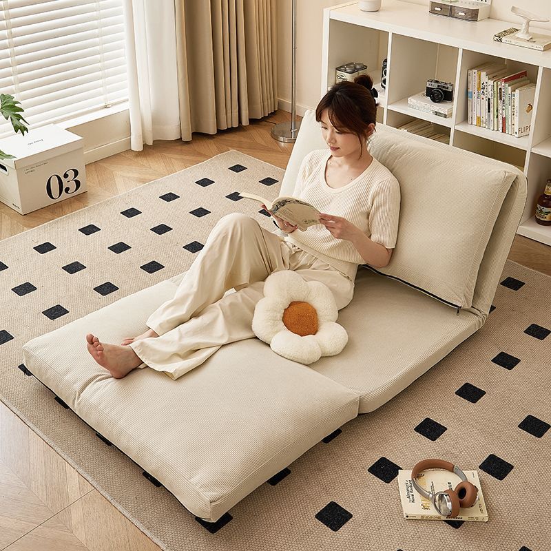 Foldable backrest chair tatami sofa bed dual-purpose reclining single small sofa balcony bedroom leisure lazy sofa