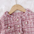 Girls' chic blouse - spring/autumn collection - korean style pink trendy light luxury baby cardigan