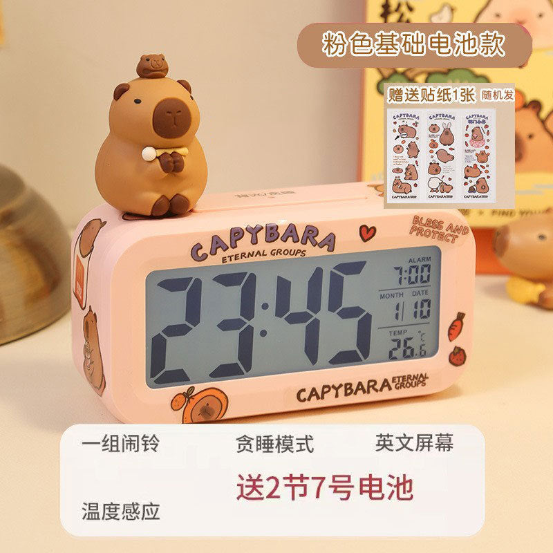 Alarm clock - student bedroom essential: wake-up wonder, desktop clock, creative smart digital hour clock for middle school students and kids