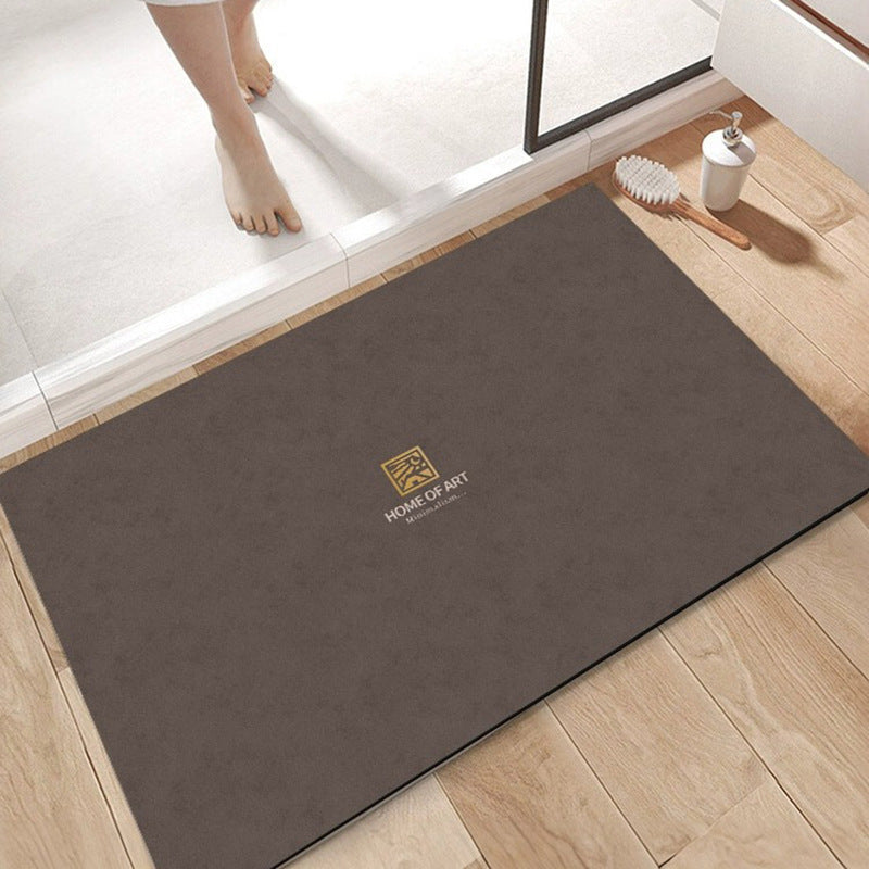 Bathroom floor mat, strong water-absorbent door, non-slip bathroom diatom mud mat, bathroom quick-drying foot mat, toilet carpet