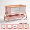 Wood grain aluminum alloy - lotus root pink - standard model - waterproof pad + shaping pillow