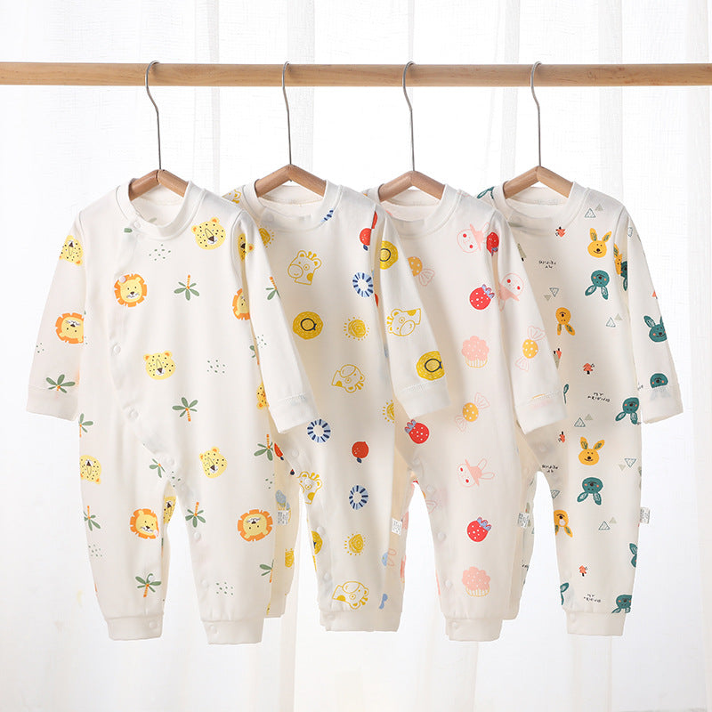 Newborn baby clothes - spring/autumn & winter styles - 100% cotton long sleeve rompers, bodysuits, and sleep suits for newborns