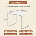 Langyujia for homewrought iron coffee table side table living room sofa creative coffee table bracket combination paint combination cream style