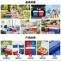 Insulated cooler box, commercial portable food preservation for stalls, outdoor camping ice bucket, car ice box, mini refrigerator