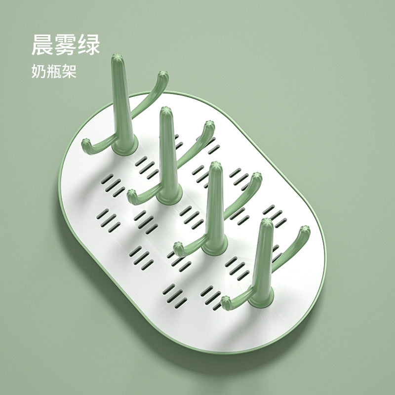Baby bottle drying rack - multifunctional, detachable, and portable for baby bottles, pacifiers, and utensils