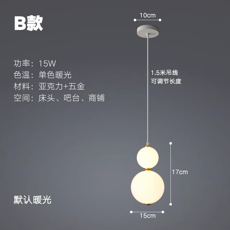 Classy entrance bedroom bedside small chandelier japanese style b&b aisle sofa background wall accessible luxury post-modern casual