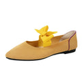 new spring/autumn pointed-toe bow casual flats - women's plus size flyknit moccasin loafers