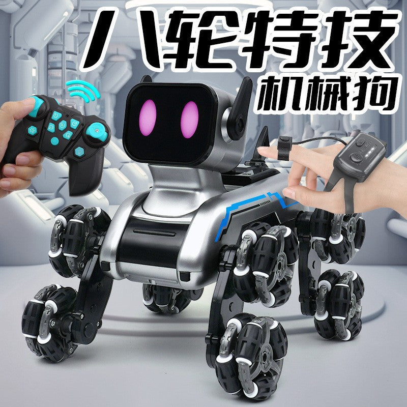 Smart remote control robot dog kids toy boy electric drift car gesture sensing eight-wheel stunt mechanical dog